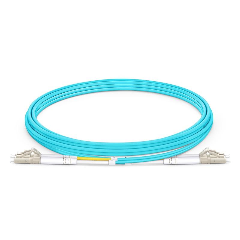 LC - LC Duplex 50/125 Patchcord 10mtr - OM3 - AQUA 2mm