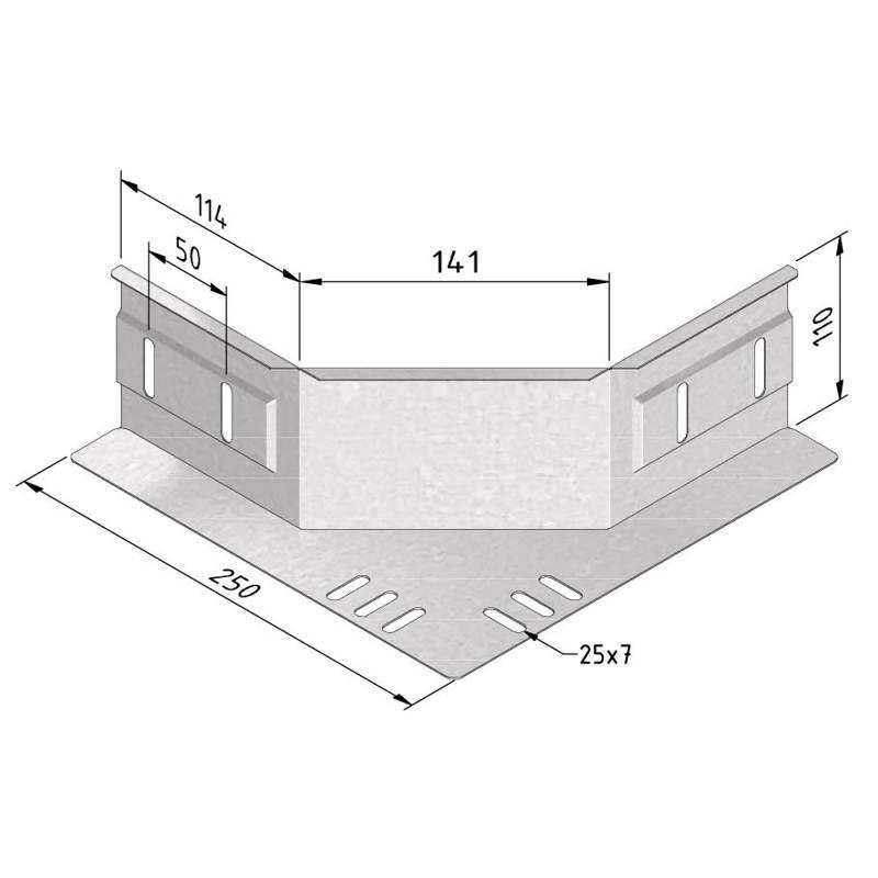 Pièce de dérivation CT35-BR DG
