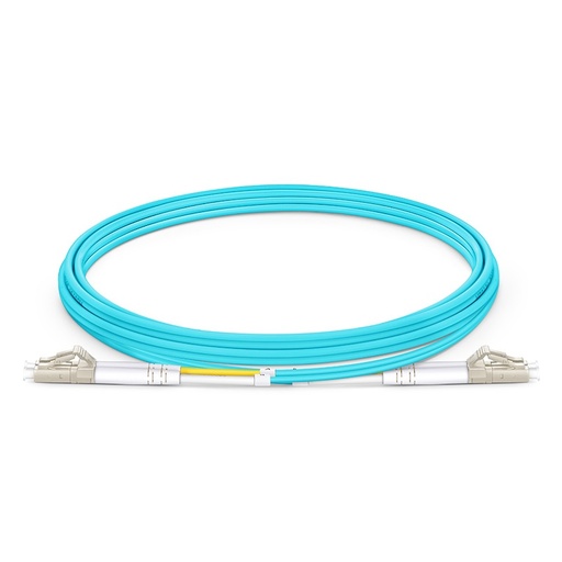 [R802190] LC - LC Duplex 50/125 Patchcord 10mtr - OM3 - AQUA 2mm