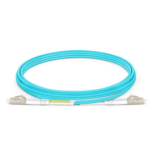 [DK-2533-01/3] LC - LC Duplex 50/125 Patchcord 1mtr - OM3 - AQUA 2mm