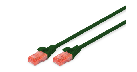 [DK-1617-100/G] CAT 6 U-UTP PATCH CABLE, CU, LSZH AWG 26/7, LENGTH 10 M, COLOR GREEN