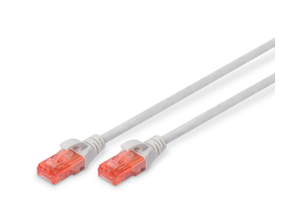 [DK-1617-030] CAT 6 U-UTP PATCH CABLE, CU, LSZH AWG 26/7, LENGTH 3 M, COLOR GREY