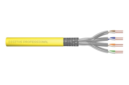 [DK-1744-VH-10] Cat7 PiMF LSZH 4x2xAW26/7 Grey (touret 500M)