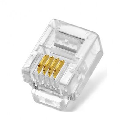 [OPT / CNRJ11] CONECTOR RJ11 MOD. 4 V. 6P 4C PASO ANCHO