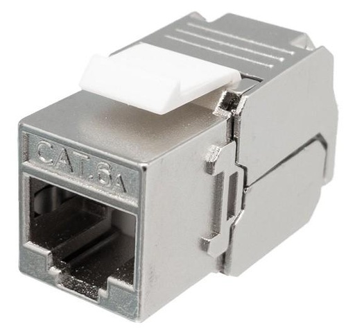 [KJS6X88TC] Cat6A FTP Keystone connector, RJ45 jack