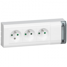 [LEG050610] MULTIPRISES 4X2P+T 250V