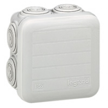 [LEG092014] BOÎTE CARRÉE PLEXO IP 55 55 80x80x45 7 ENTREES ISO 16/20